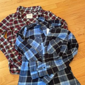 Button Down Plaid Shirts